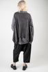 Knitted vest with geometric pattern